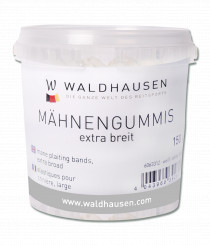 Waldhausen Man Elastikker Ekstra Brede i Spand 150 gram transparent