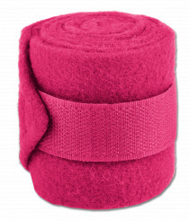 Bandager Fleece Shetty 4 stk Rosa