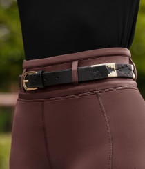ELT Bælte Gemma Polo Beige/brun/guldfarvet spænde