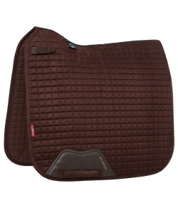 LeMieux Dressurunderlag Suede Square Brun